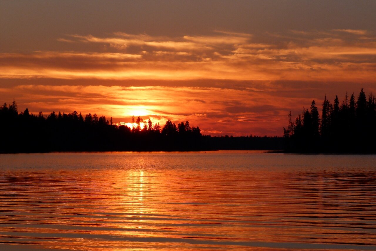 Piney Point Resort sunset view