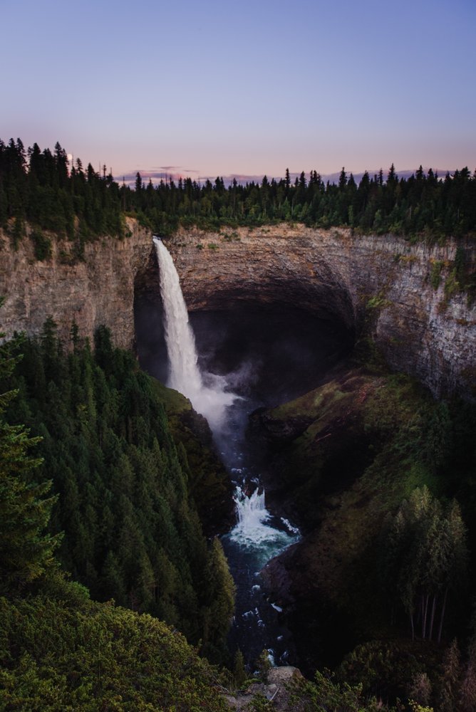 Helmcken Falls is an incredible Wells Gray you waterfall you must visit