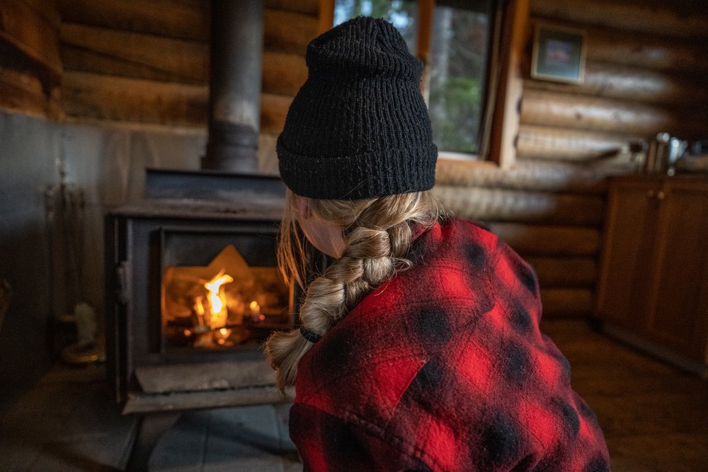 Getting cozy at Spruce Wilderness Lodge / Jonny Bierman