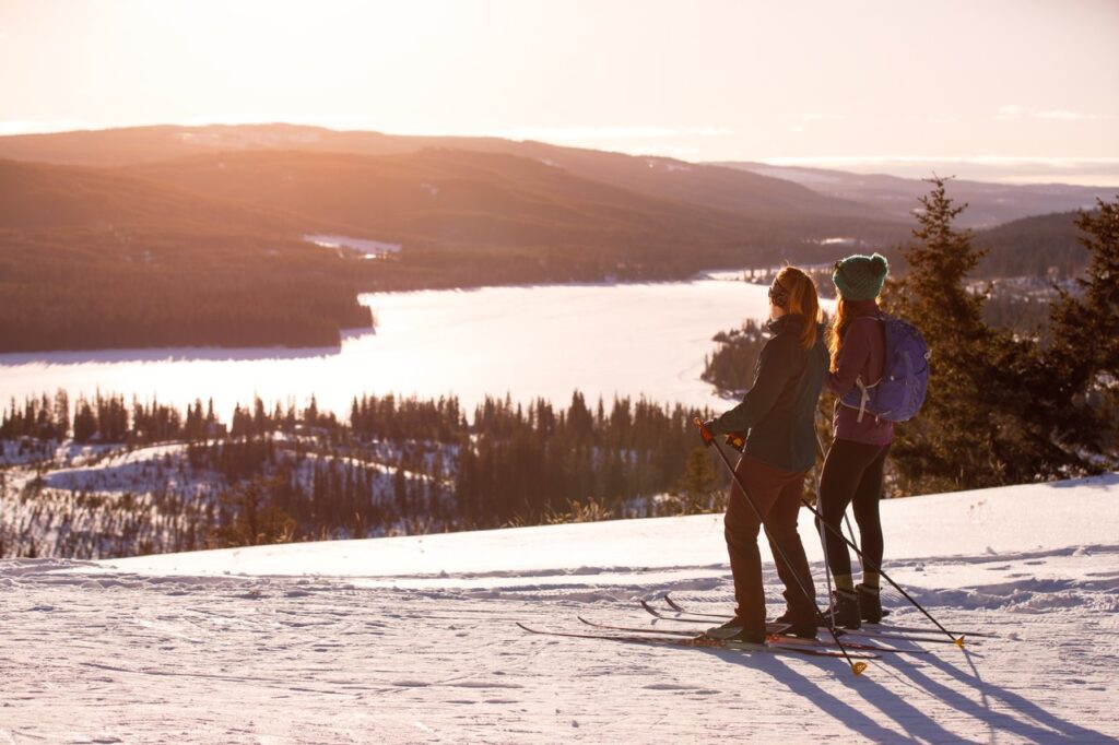 Stake Lake Ski Trail for Cross-Country Skiing in Kamloop