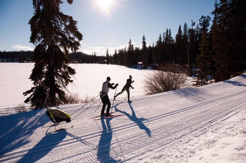 Stake Lake Ski Trail Cross-Country Skiing in Kamloop