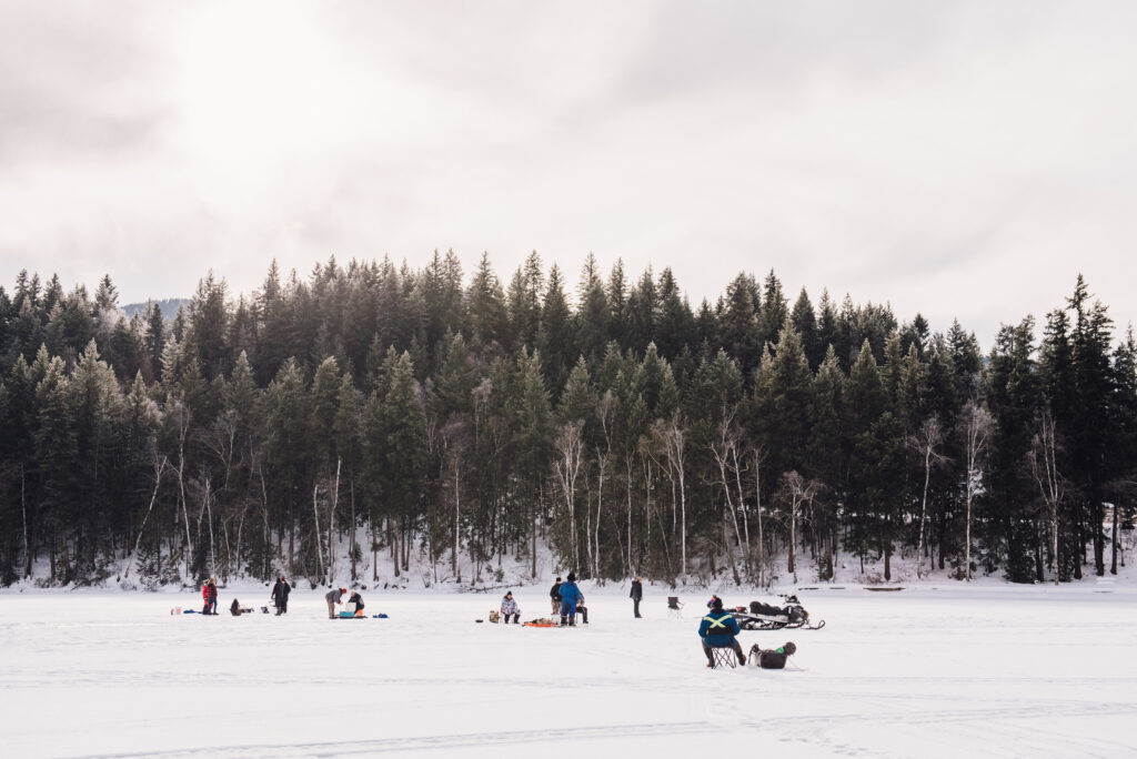 Dutch Lake for Ice Fishing in South Cariboo