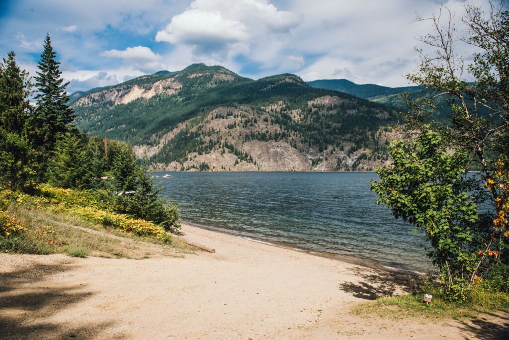 A view of Adams Lake, BC