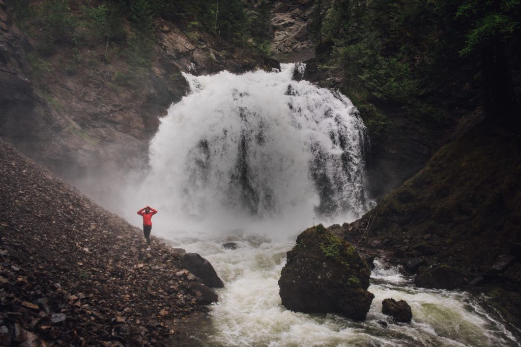 Homepage image of McDiarmid Falls in Clearwater BC