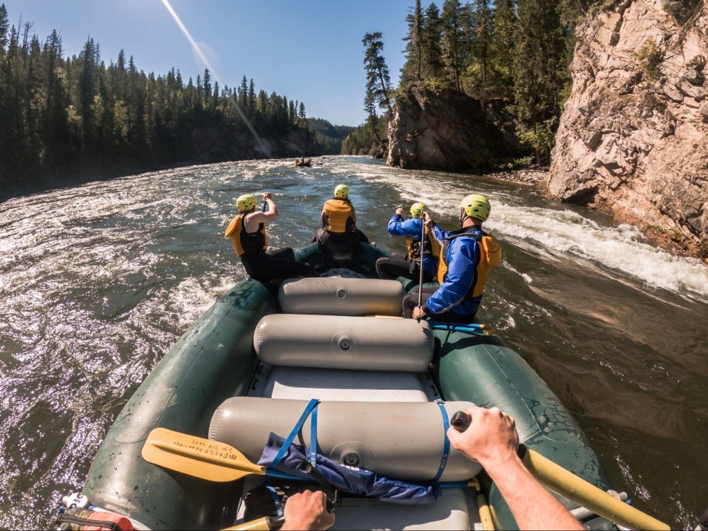 Make time to hit some rapids as you drive from Kamloops to Clearwater.